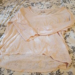 Pink long sleeve shirt